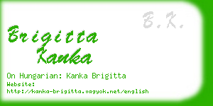 brigitta kanka business card